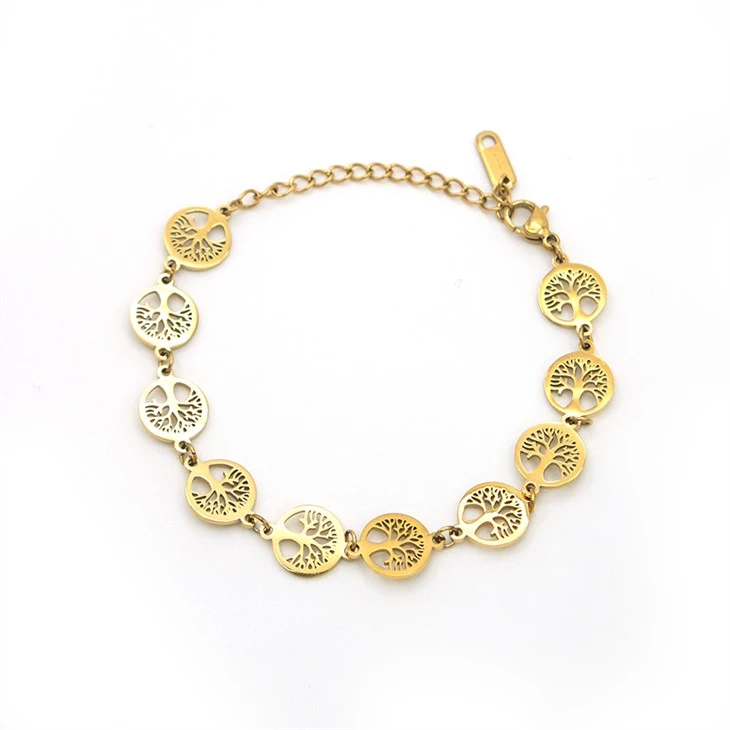 Gold Tree Bracelet